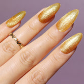 AC03-Amber-magnetic-cat-eye-press-on-nails-show