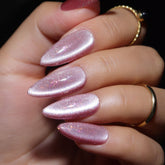 Aurora-sun-kiss-cat-eye-nail-design-cute-pink-magnetic-press-on-nails-show