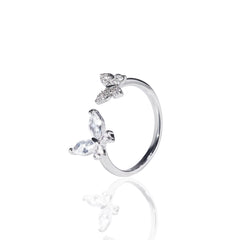 Butterfly-Rhinestone-Ring