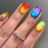 Fruit-Candy-glass-cat-eye-press-on-nails-show