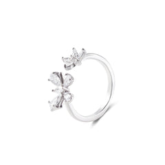 adjustable-ring-butterfly-flower-rhinestone-open-ring-silver
