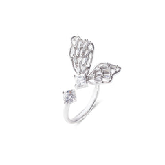 adjustable-ring-wing-rhinestone-open-ring-silver