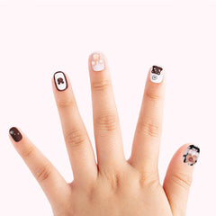 bear-flower-press-on-nails-set-hand-show