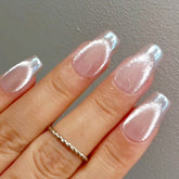 glazed-french-chrome-cat-eye-nail-design