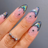 holo-galaxy-rainbow-cat-eye-French-press-on-nails