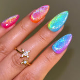 holo-ombre-press-on-nails