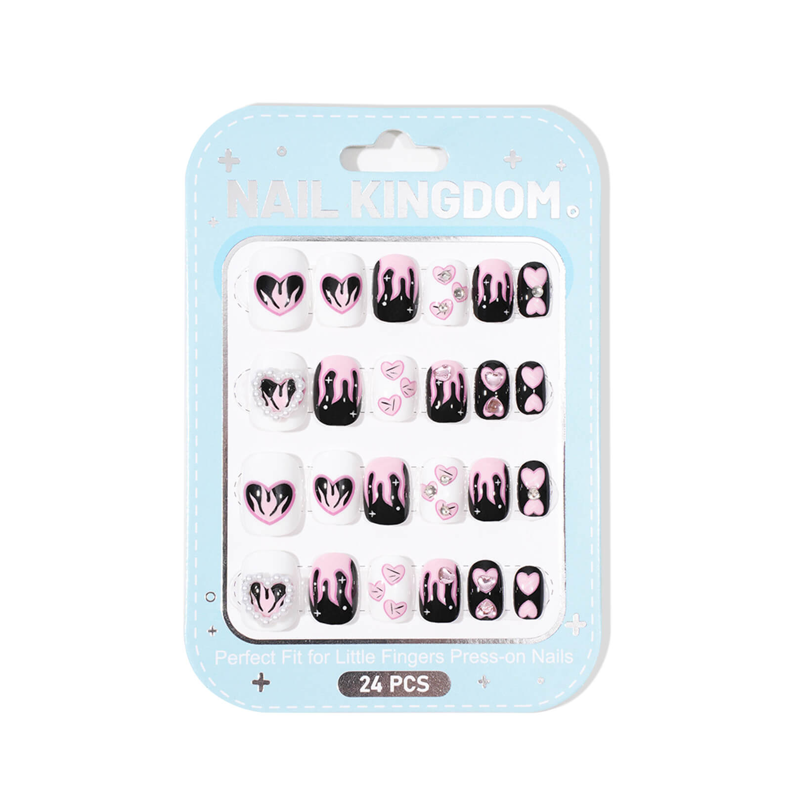 pink-heart-press-on-nails-set