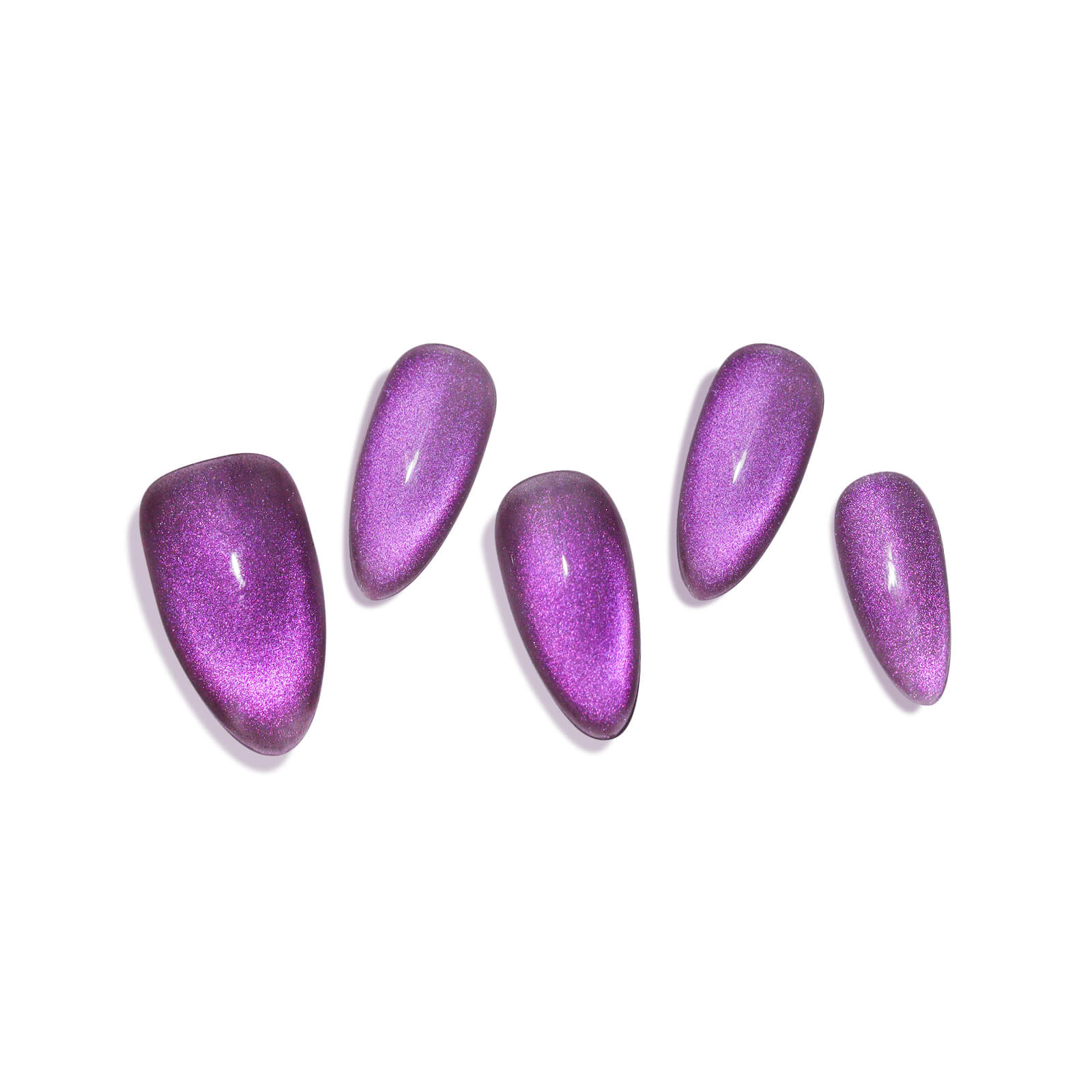 Aurora-sun-kiss-cat-eye-nail-design-deep-purple-magnetic-press-on-nails