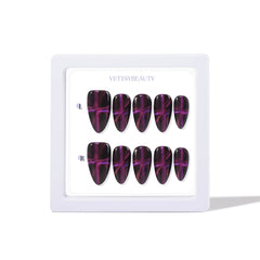 Christmas-gift-magnetic-cat-eye-press-on-nails-display