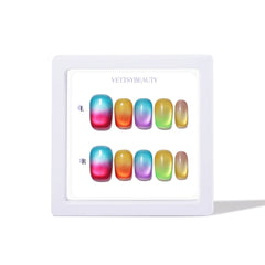 Fruit-Candy-glass-cat-eye-press-on-nails-display