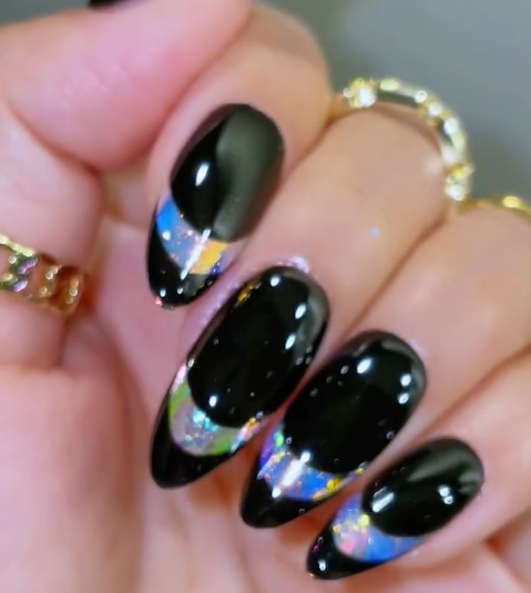 Opal-Glitter-French-Press-On-Nails