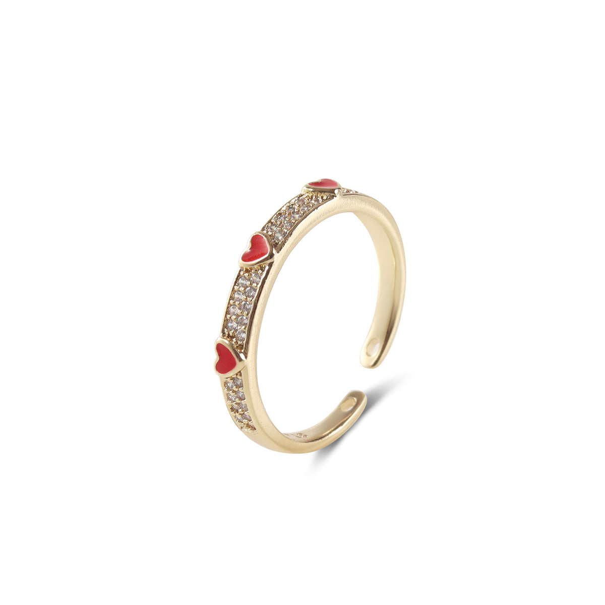 adjustable-ring-heart-rhinestone-open-ring-gold