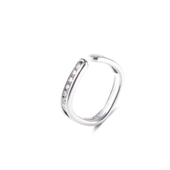 adjustable-ring-square-rhinestone-open-ring-silver