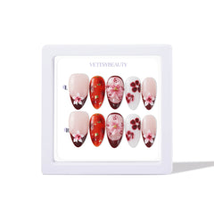 retro-flowers-press-on-nails-set