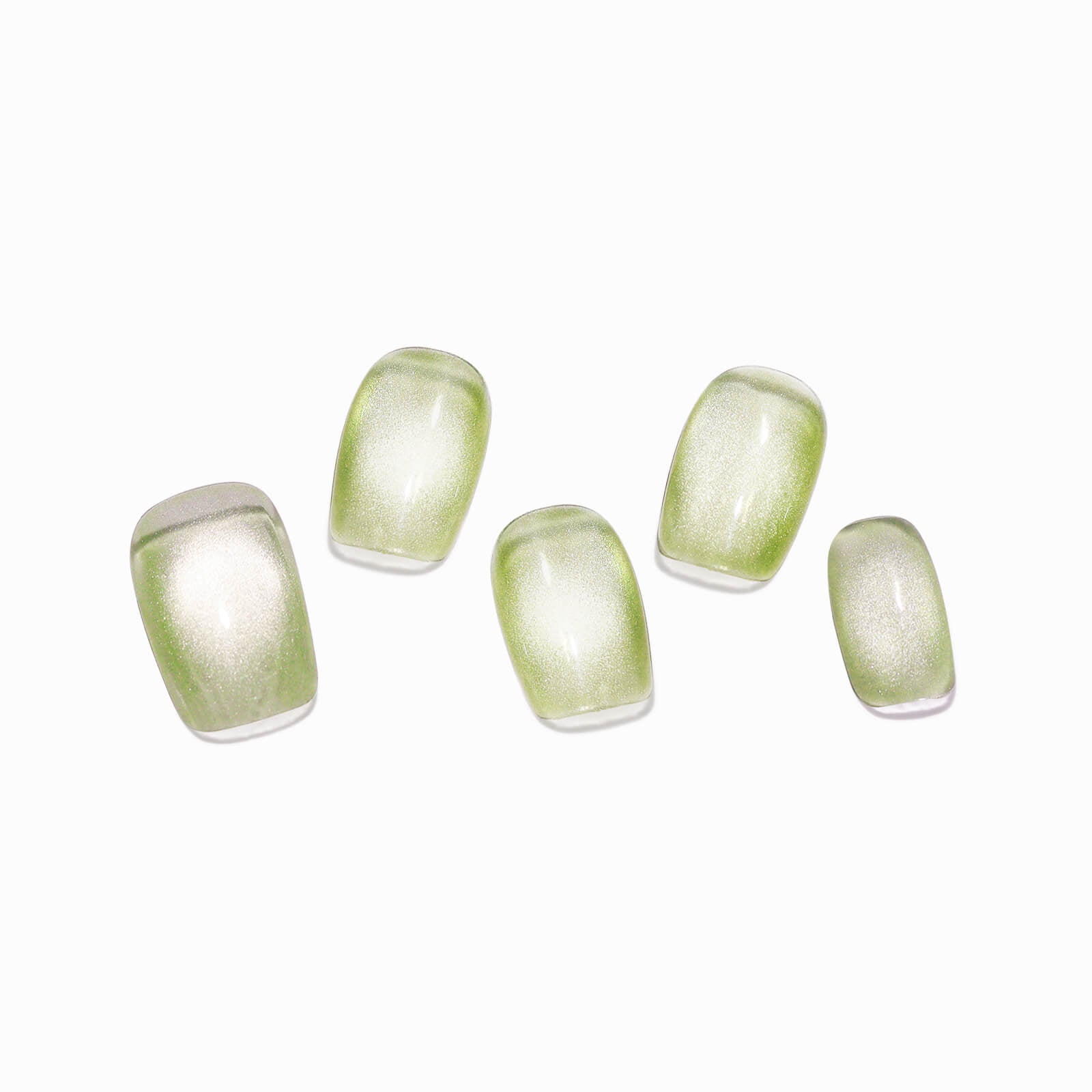 velvet-cat-eye-nail-design-green-crystal-press-on-nails